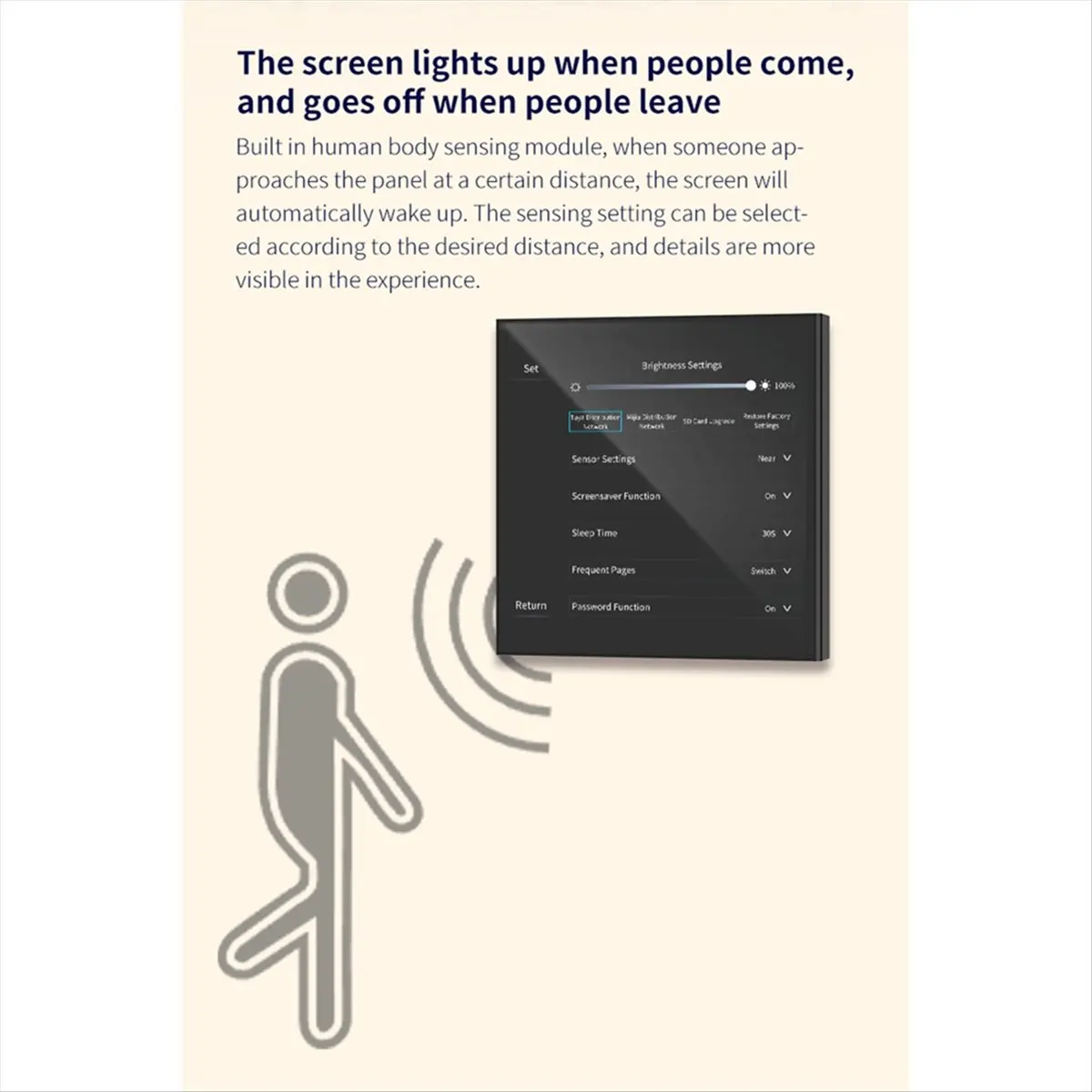 

Умный выключатель (HOPE) со встроенным голосовым управлением (офлайн), инфракрасным датчиком, 4-дюймовым экраном, для Tuya-Zigbee, энергосберегающий, многофункциональный.