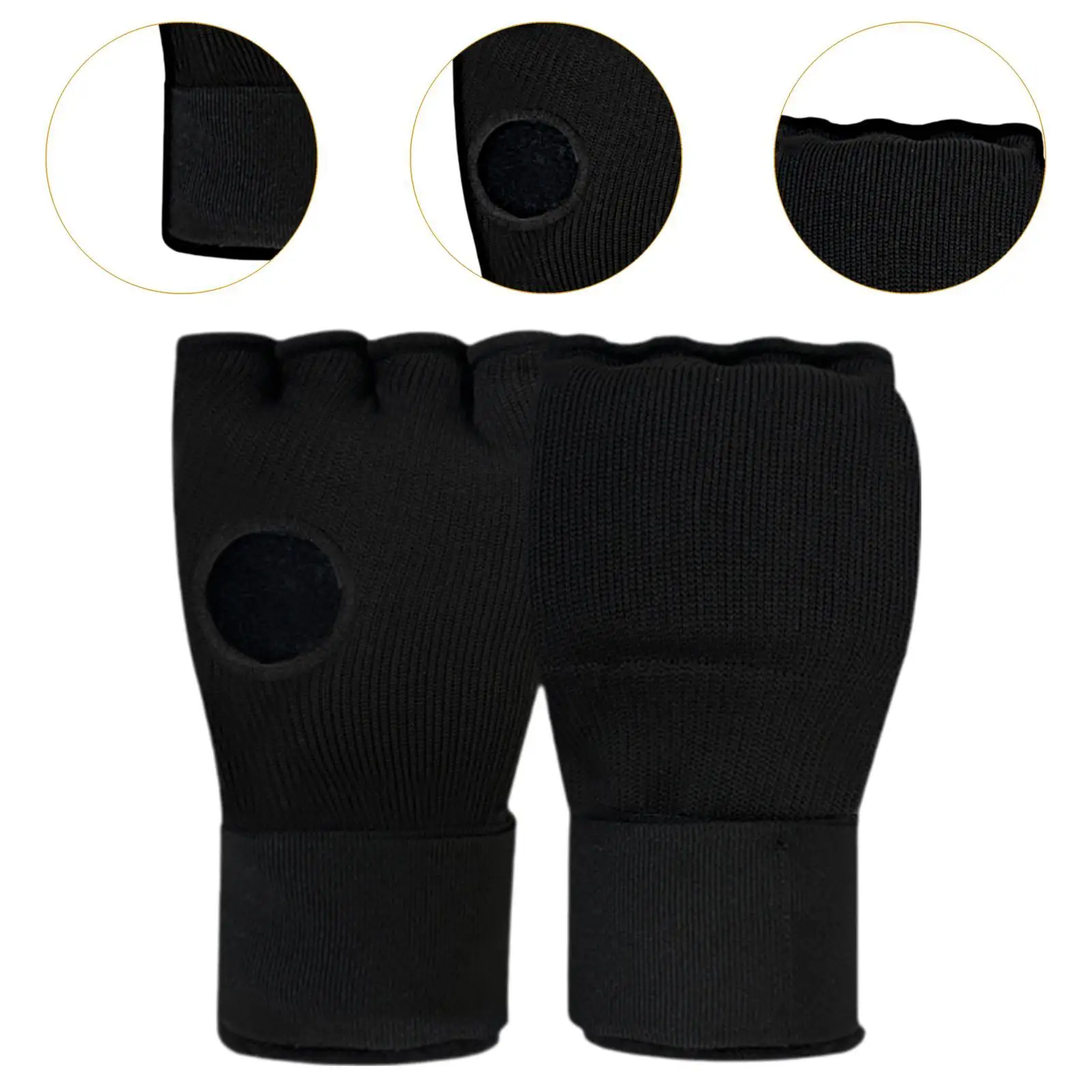 Kids Boxing Inner Gloves Lightweight Wrist Straps Under Mitts Protection Hand Wraps for Workout Sports Sanda Sparring Martial