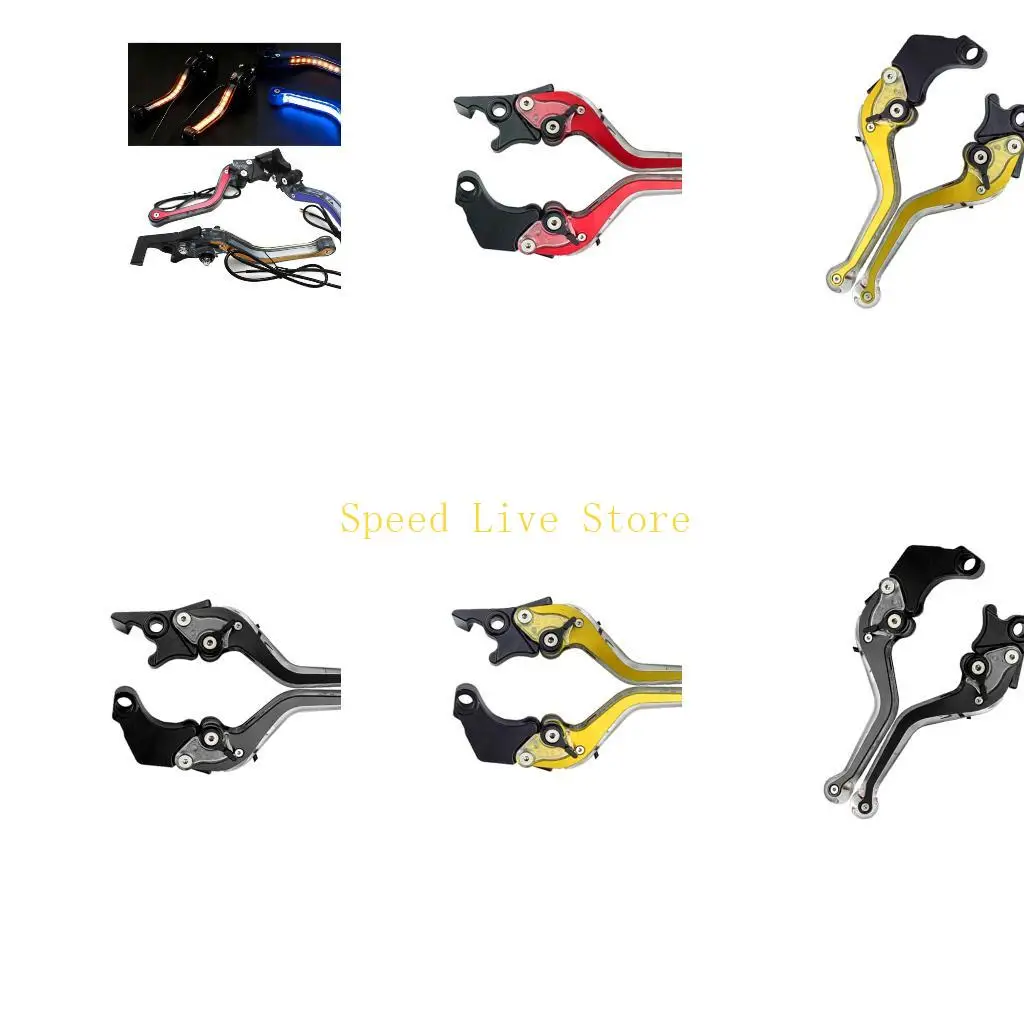 

547C Motorcycle Brake Cutch Cylinder Lever with LED Lamp Brake Clutch Lever