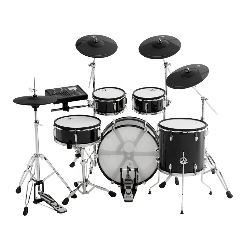 Electronic Drum Guaranteed High Quality  9-piece Mesh Electric Drum Set