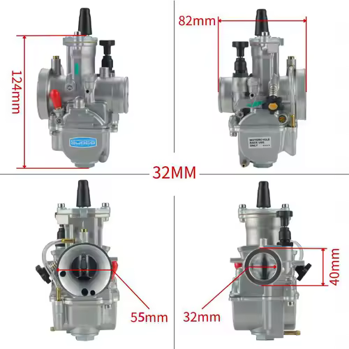For KOsO OKO 24 26 28 30 3234mm Blue Bowl 2T 4T Universal ScooterATV Dirt Bike KElHIN PWK Racing Carburetor With FreeJet Set - Image 11