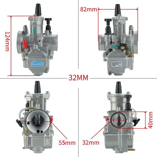 For KOsO OKO 24 26 28 30 3234mm Blue Bowl 2T 4T Universal ScooterATV Dirt Bike KElHIN PWK Racing Carburetor With FreeJet Set - Image 11