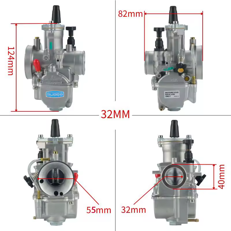 For KOsO OKO 24 26 28 30 3234mm Blue Bowl 2T 4T Universal ScooterATV Dirt Bike KElHIN PWK Racing Carburetor With FreeJet Set - Image 11