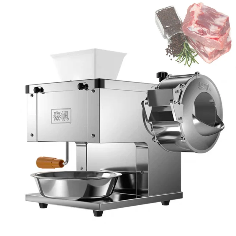 Desktop Automatic Meat Cutter Grinder Electric Commercial Stainless Steel Vegetable Meat Cutter Machine