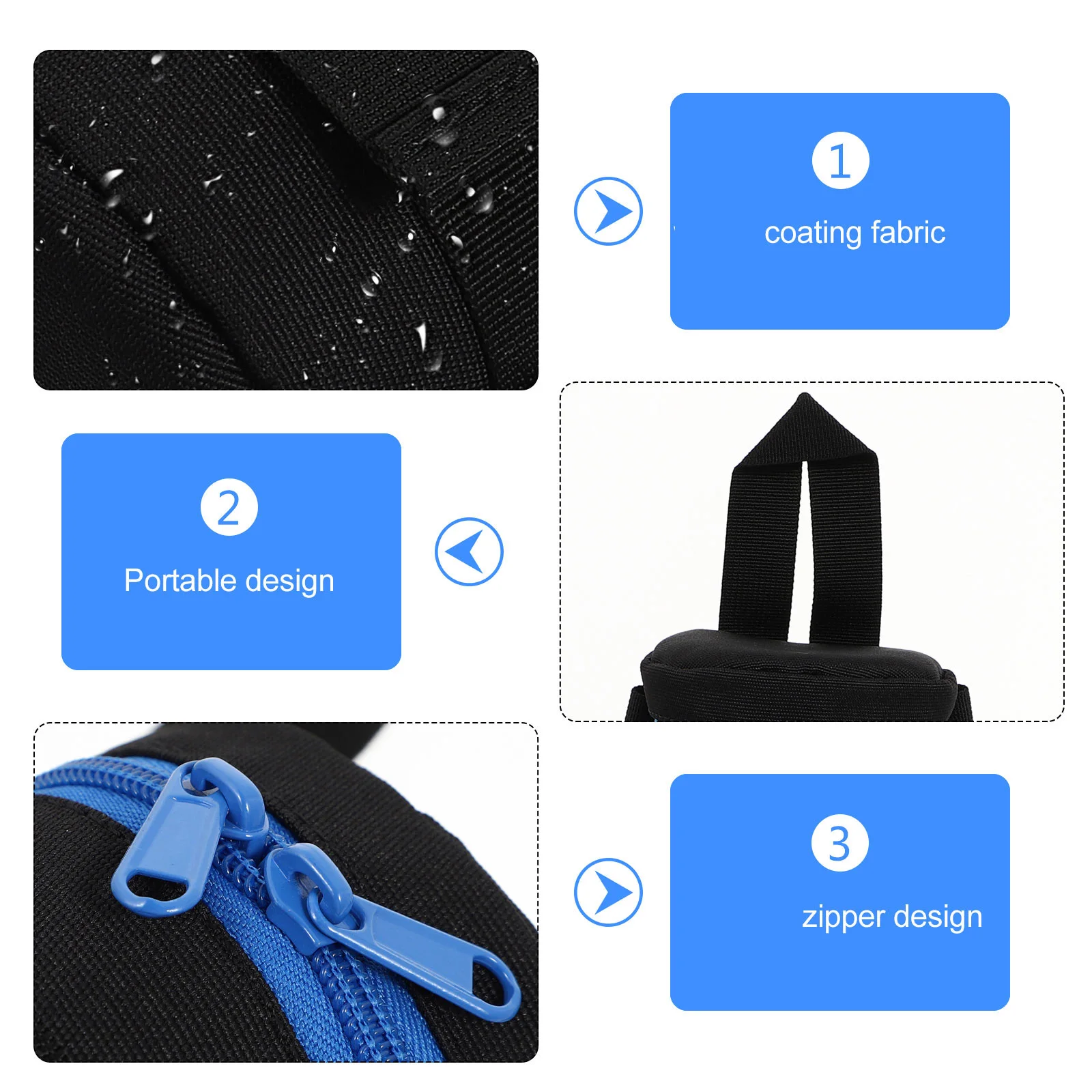 

1Pcs Shockproof Waterproof Camera Lens Bag High Durability Portable Protective Case for Dslr Lens Photography Accessory Water