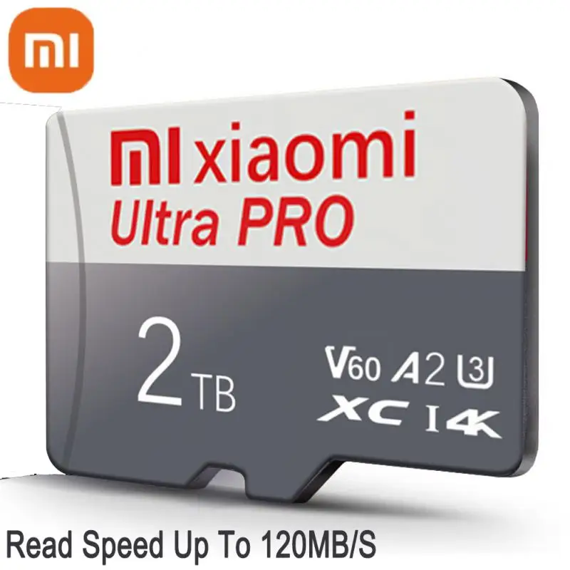 

Карта памяти Xiaomi 2 ТБ 128 ГБ 512 ГБ 256 ГБ 64 ГБ Micro TF SD Card V60 Высокоскоростная 1 ТБ Cameracartão De Memória для камеры телефона