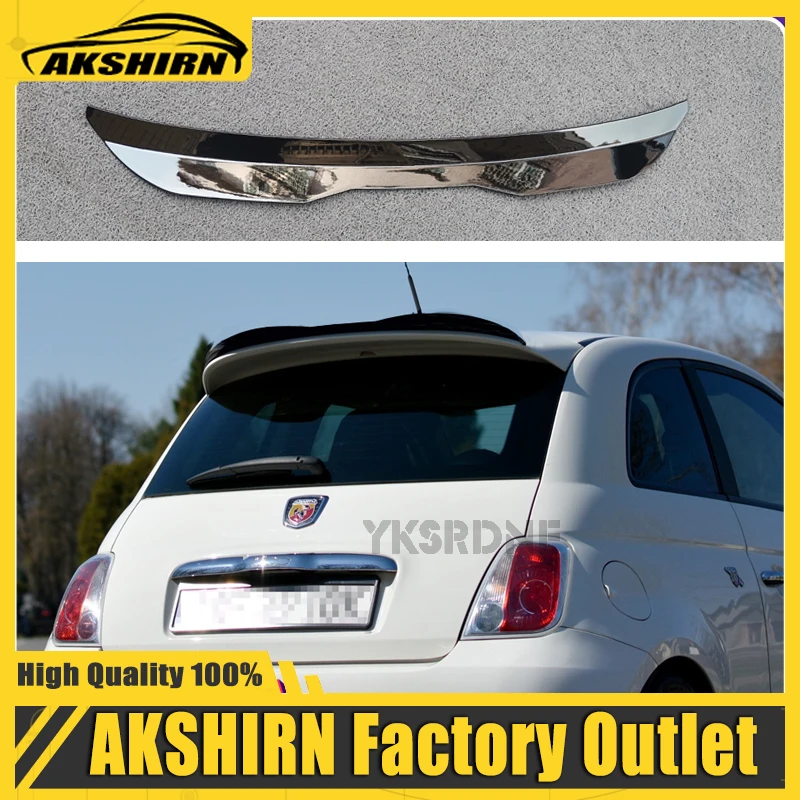 MINI SPOILER EXTENSION FIAT 500 ABARTH MK1 2008-2012 REAR WING SPOILER For FIAT 500 ABARTH MK1 FACELIFT 2016- Car Accessories