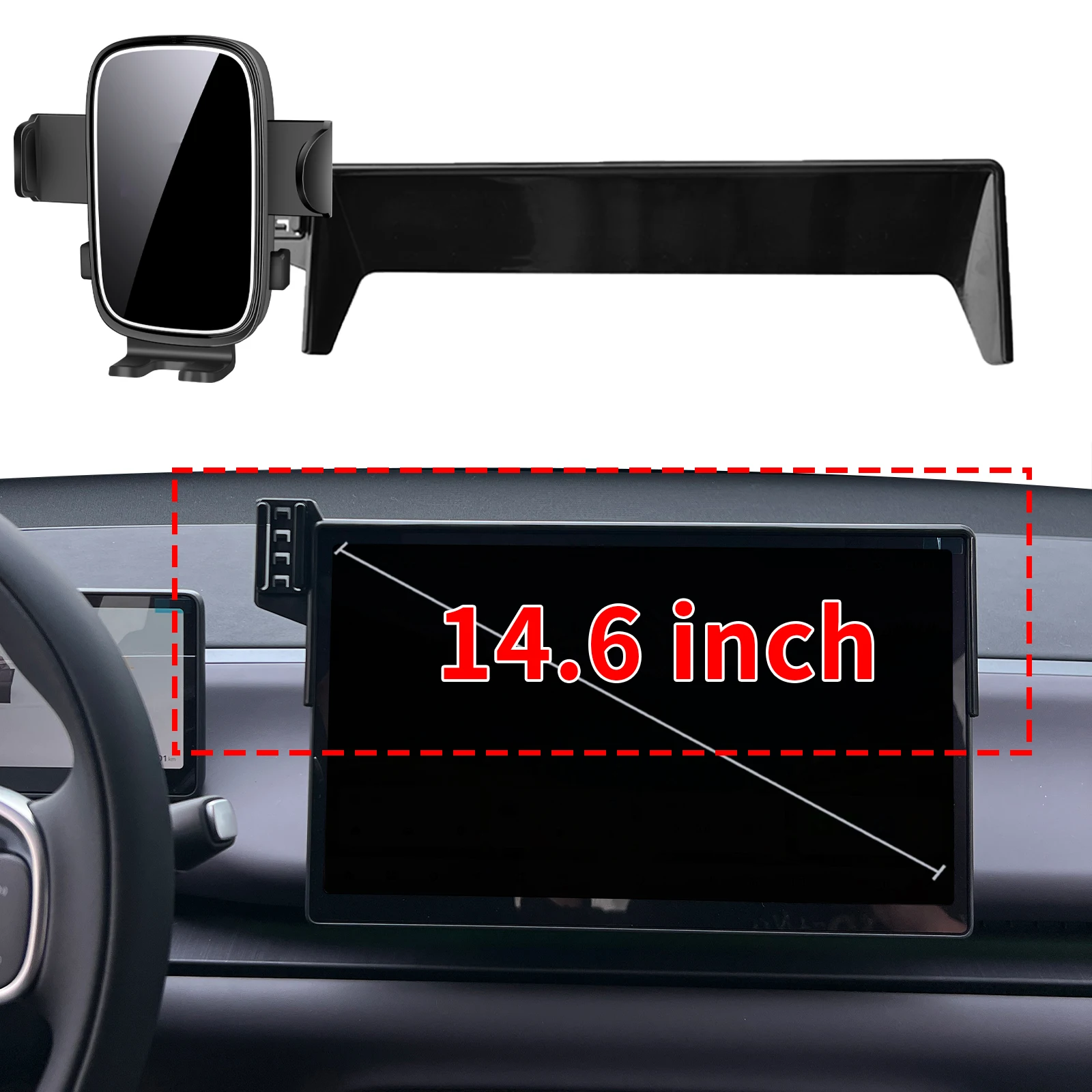 

fit for Leapmotor C10 Custom Fit Phone Holder Mount Dashboard Screen Base No Drill Car​​ accessoires
