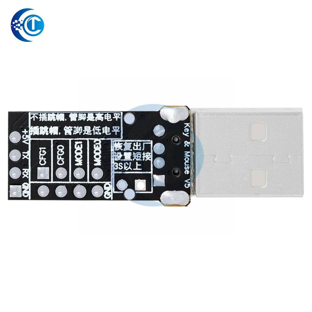 CH9329 module UART/TTL serial port to USB HID full keyboard mouse driver-free game development box