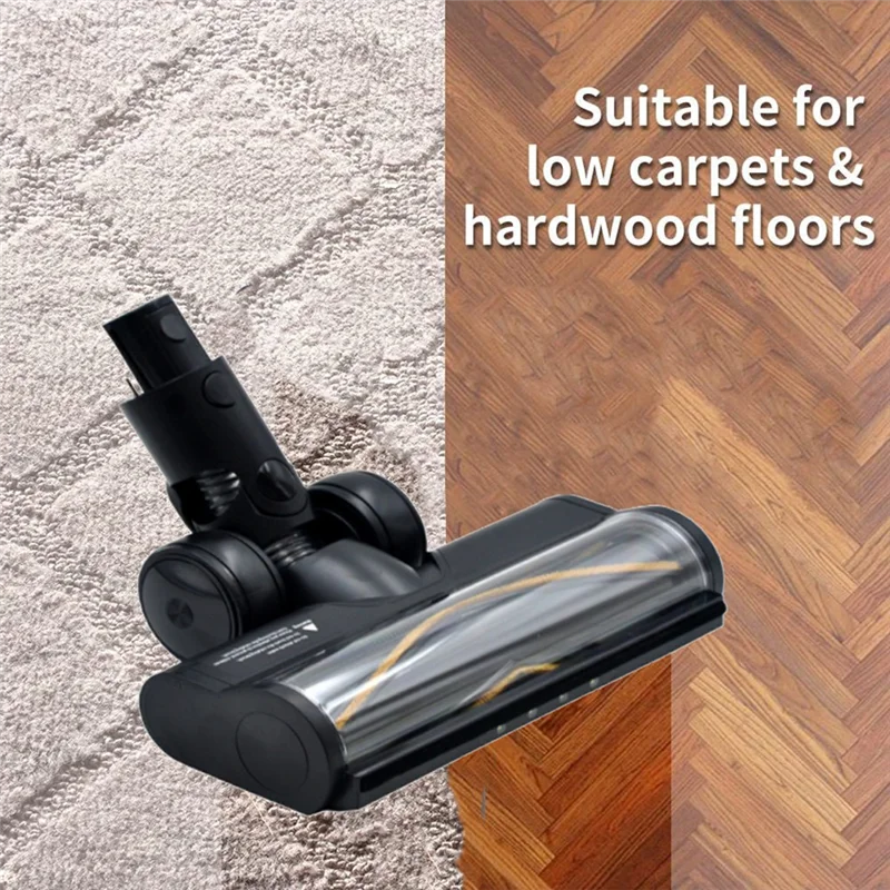 -A89Z For Dreame R10 R20 R30 T20 T30 V6 V8 V12 Vacuum Cleaner Hardwood Floor Brush Head With LED Optical Inspection Light