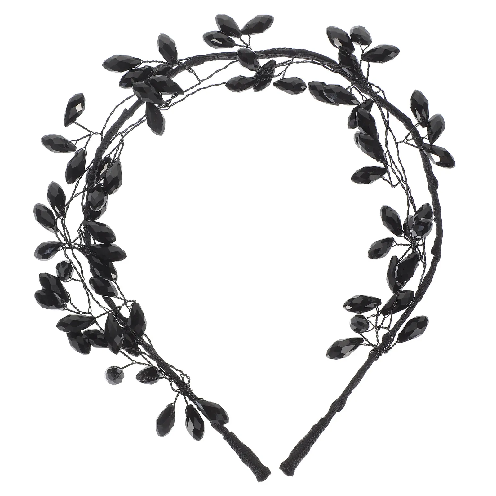 

Элегантная блестящая повязка на голову с кристаллами для женщин, аксессуар для волос для выпускного вечера, модное украшение, свадебные украшения, легкая и удобная в носке