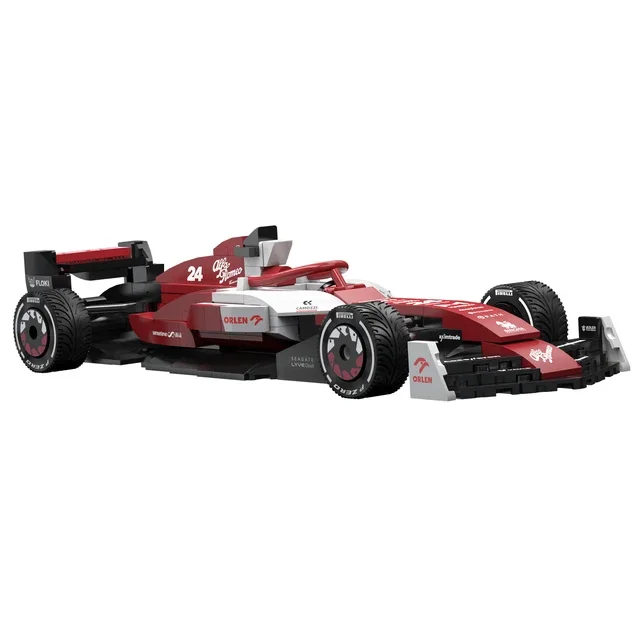 1:24 Alfa Romeo Formule-1 Racewagen F1 Racewagen C42 Sportwagen Model Bouwstenen Stad Racewagen Bakstenen speelgoed Kid Gift