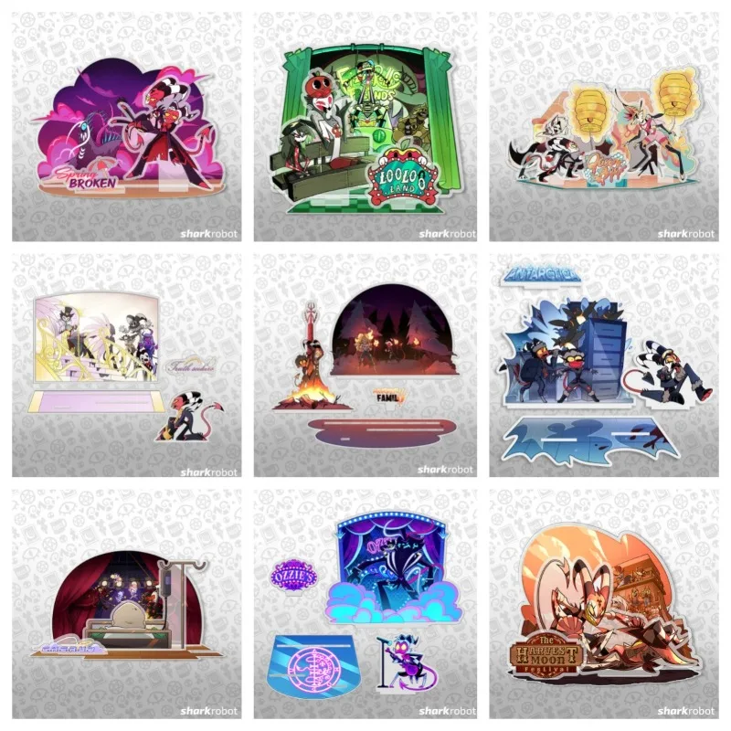 Blitz Buckzo Plate, декор для стола, комбинация, стоячая коллекция Moxxie Millie, орнамент, аксессуары Loona, акриловая кукла Fizzrolli