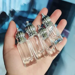 3/6ml Glass Roll on Bottle Lucifugal Mini Essential Oil Container Portable Blending Perfume Bottle Glass Empty Roll-On Bottles