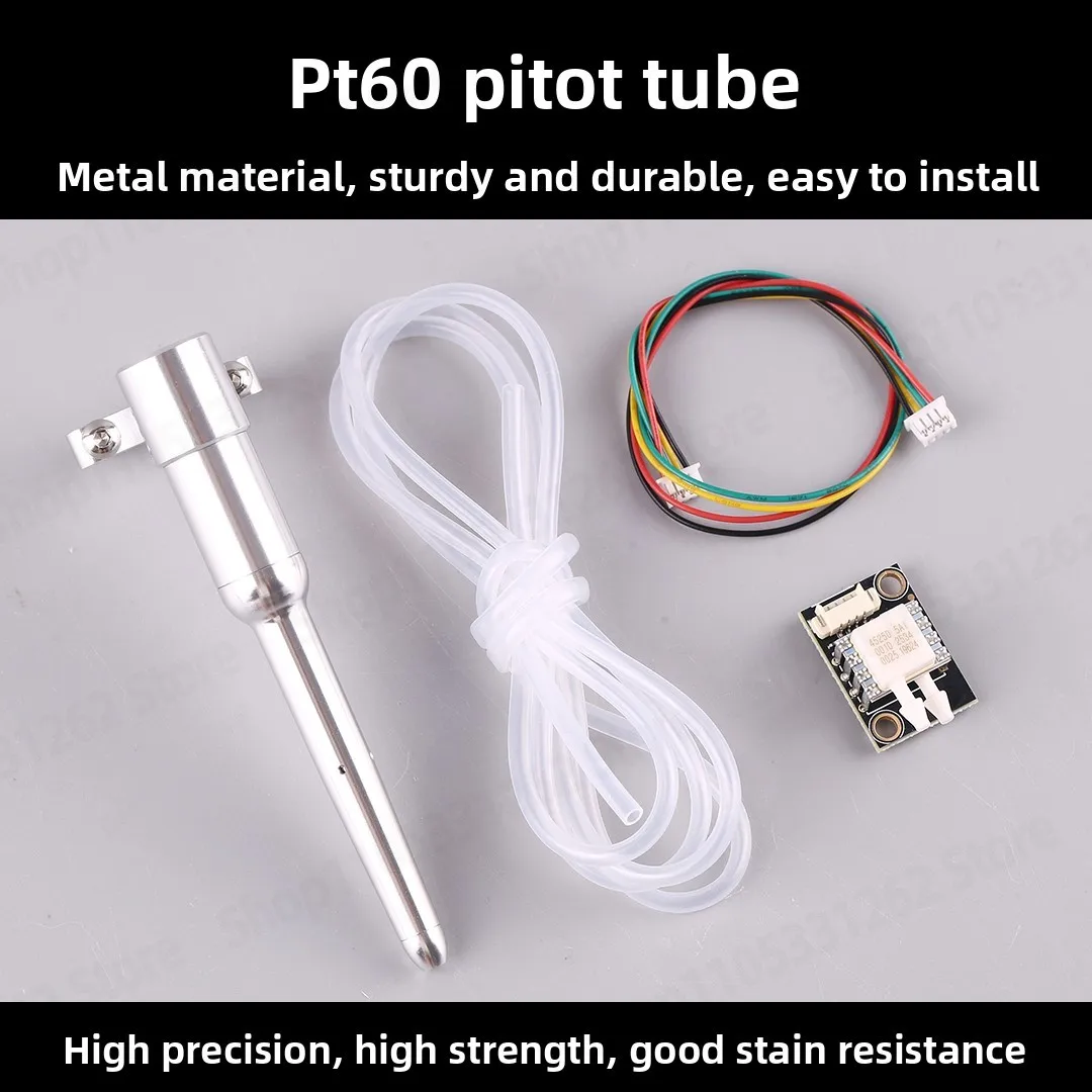 For PT60 New APM PX4 Airspeed Tube Pitot Tube Fixed Wing, Dedicated Drone for Analog and Digital Airspeed Meter