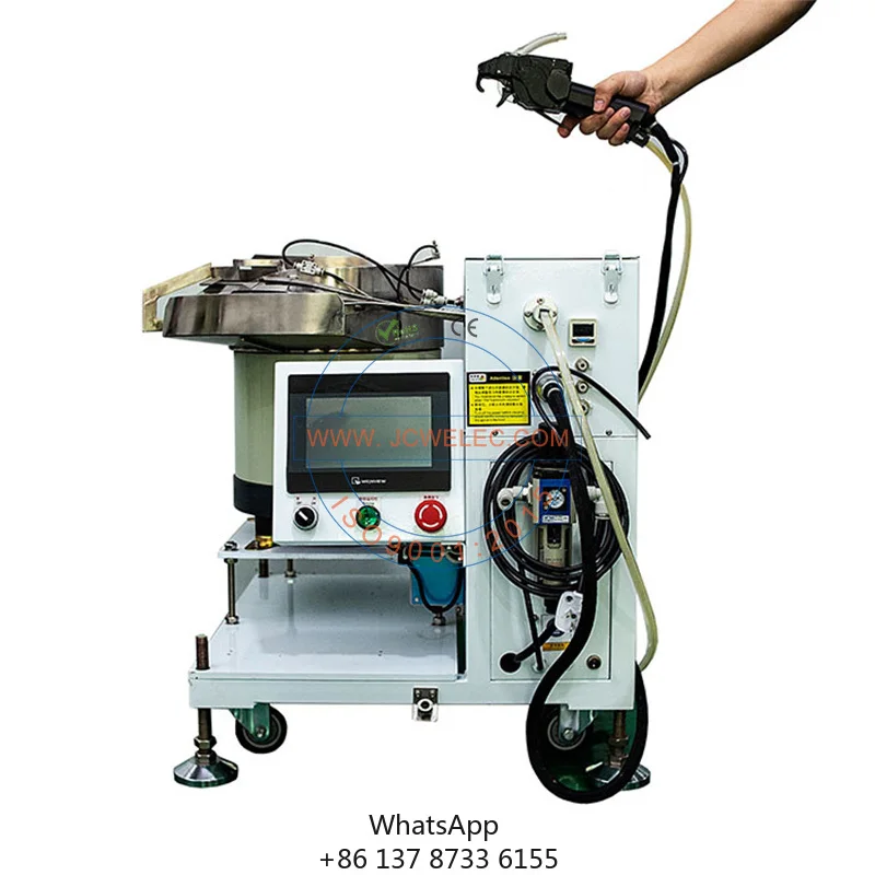 JCW-T07 Automatic Feeding Handheld Tying Gun Loose Nylon Zip Tie And Cutting Machine