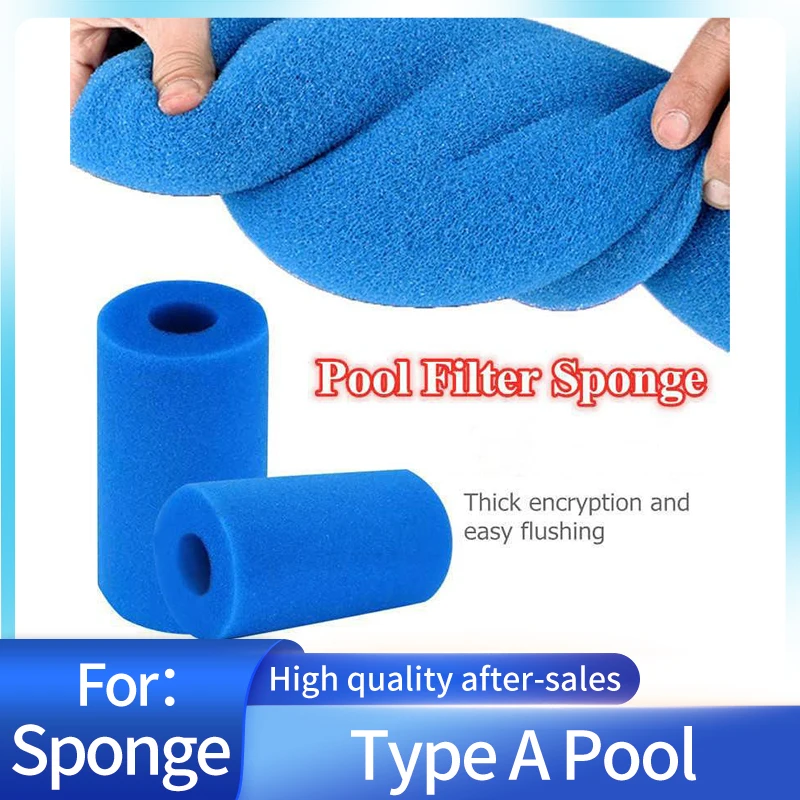 Swimming Pool Filter Foam Cartridge Type A Pool Filter Washable Reusable Filter Cartridges Sponge for Pool Pump