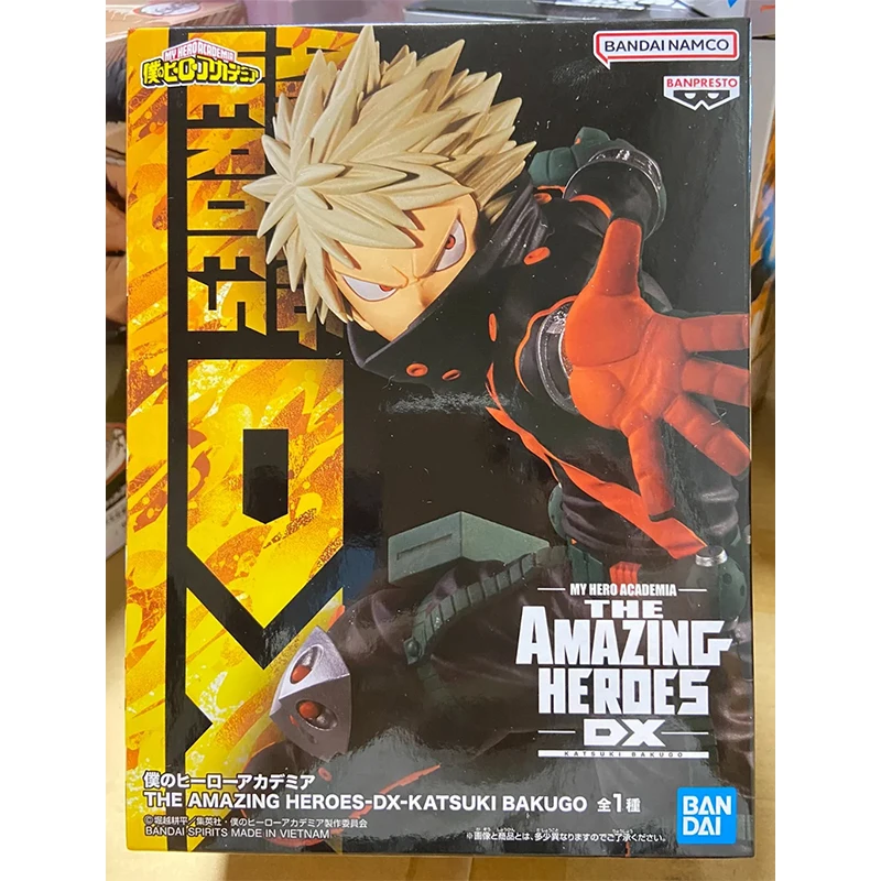 Banpresto-Figurine d'Action Originale de Dessin Animé Dx My foreAcademia Katsuki Bakugo, Modèle en Boîte, Jouets Cadeaux, en Stock