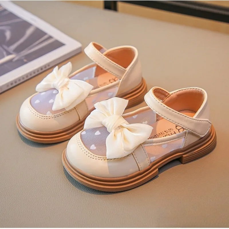 2025 Summer Children's Sandals Cute Round Toe Breathable Mesh Sandals Soft Comfortable Casual Girls non-slip Walking Shoes