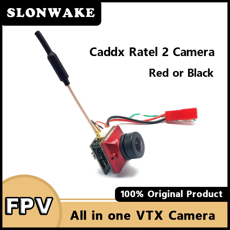

Caddx Ratel 2 V2 FPV Camera Ratel2 2.1mm Lens and 5.8g 48CH 25/200/400mW adjustable transmitter all in one camera for FPV Drone