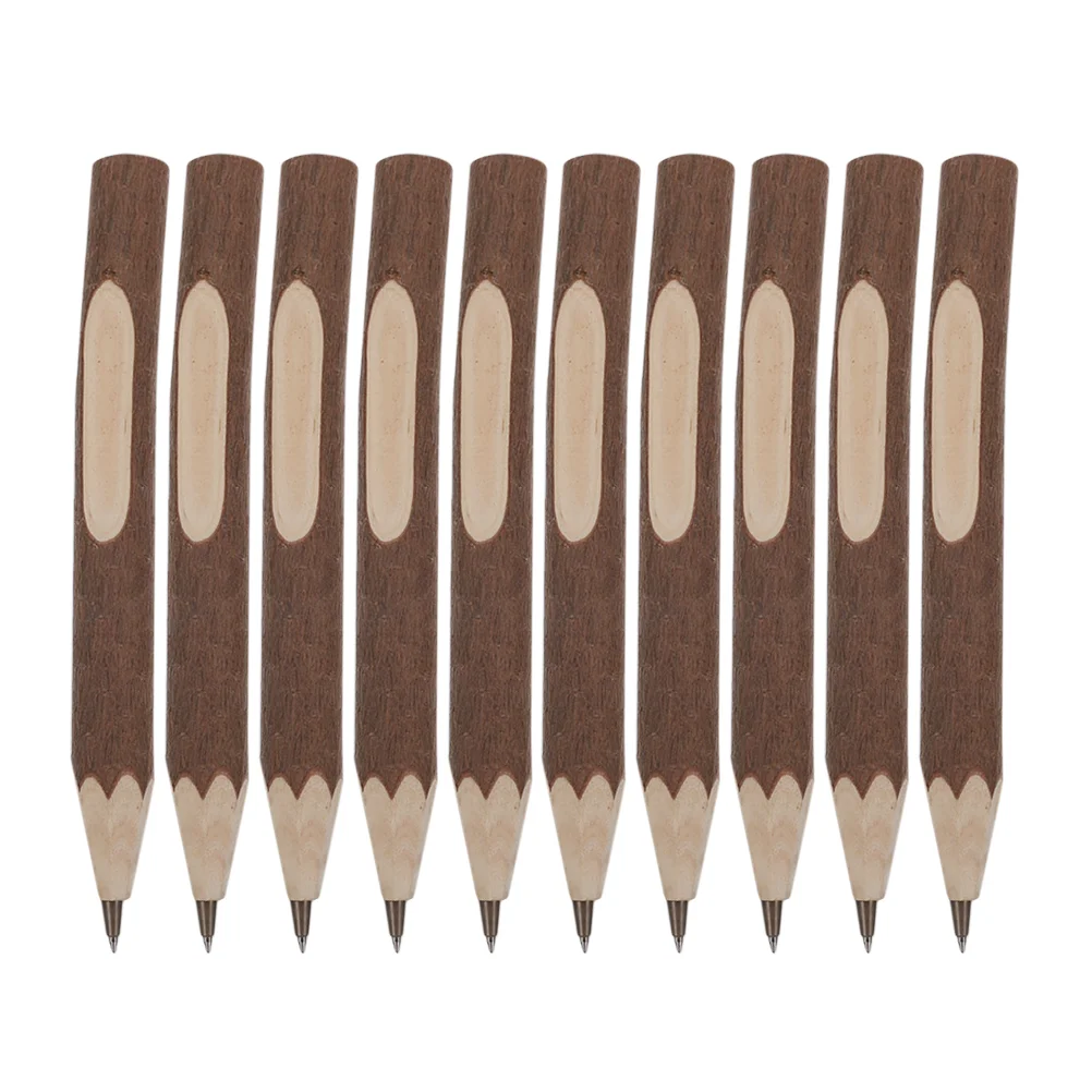 10 Pcs Biodegradable Pencil Long Log Pencils Erasable Woodland Baby Shower Decorations Short Sketching Lead