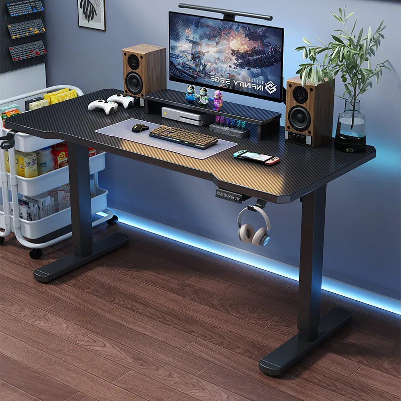 Intelligent electric lifting table Computer table Internet celebrity e-sports room dedicated e-sports table Home desk Desk Workb