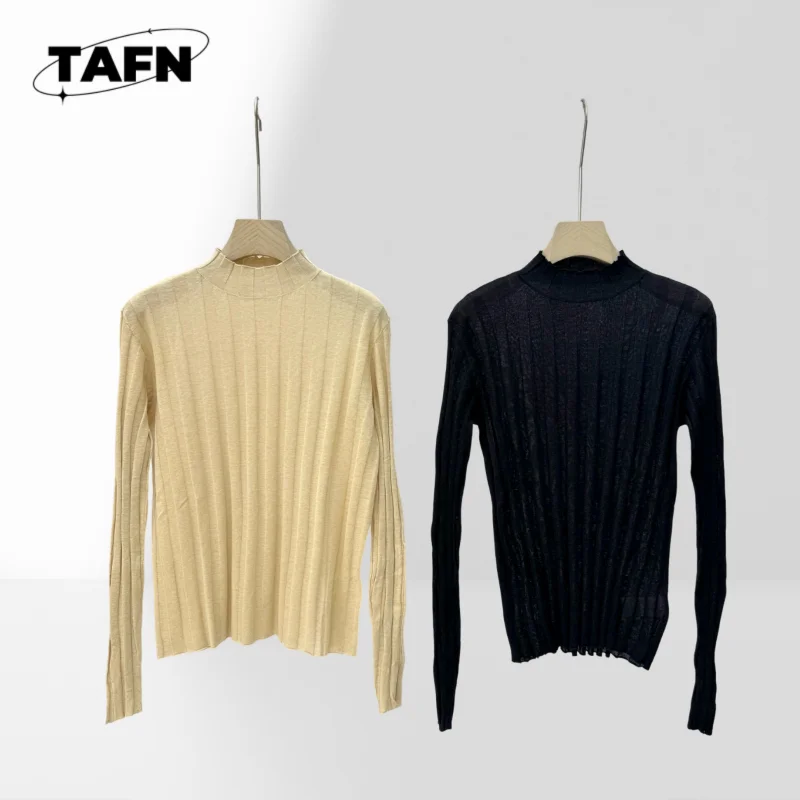 

Стильный вязаный свитер для женщин, идеально подходящий для любого повседневного зимнего вида. Классический вязаный свитер для женщин, простой и элегантный AI0932