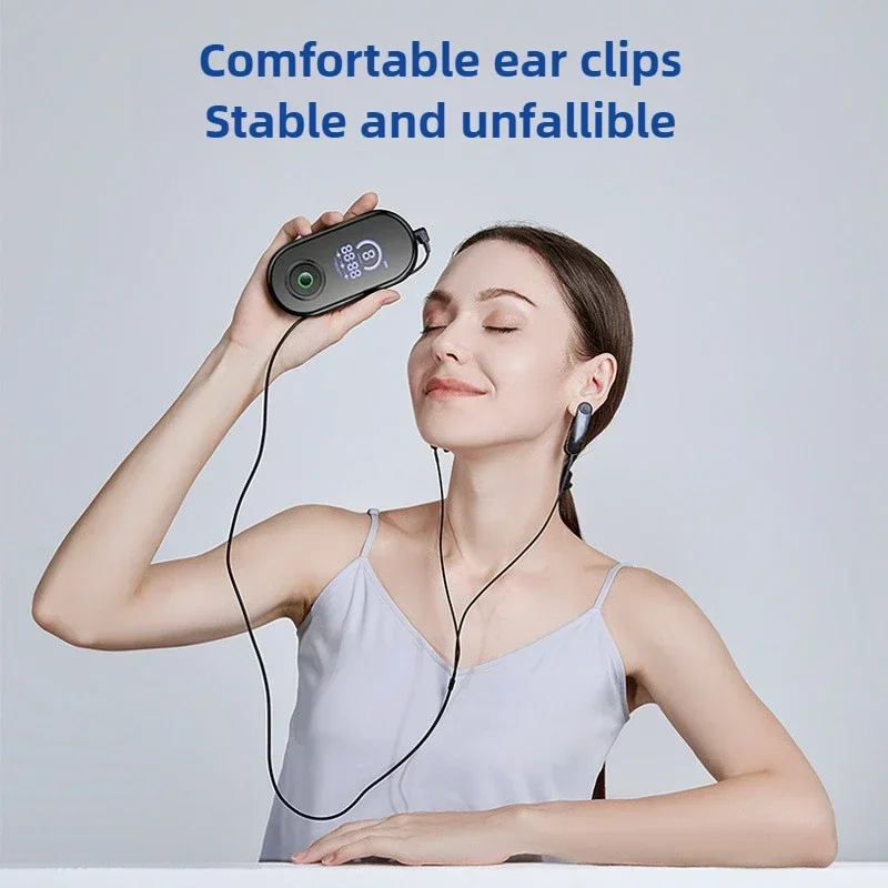 CES مكركرنت النوم المعونة جهاز الأرق القلق الصداع الإغاثة الكهربائية قرط كبس نوع الوخز بالإبر أداة النوم السريع #5