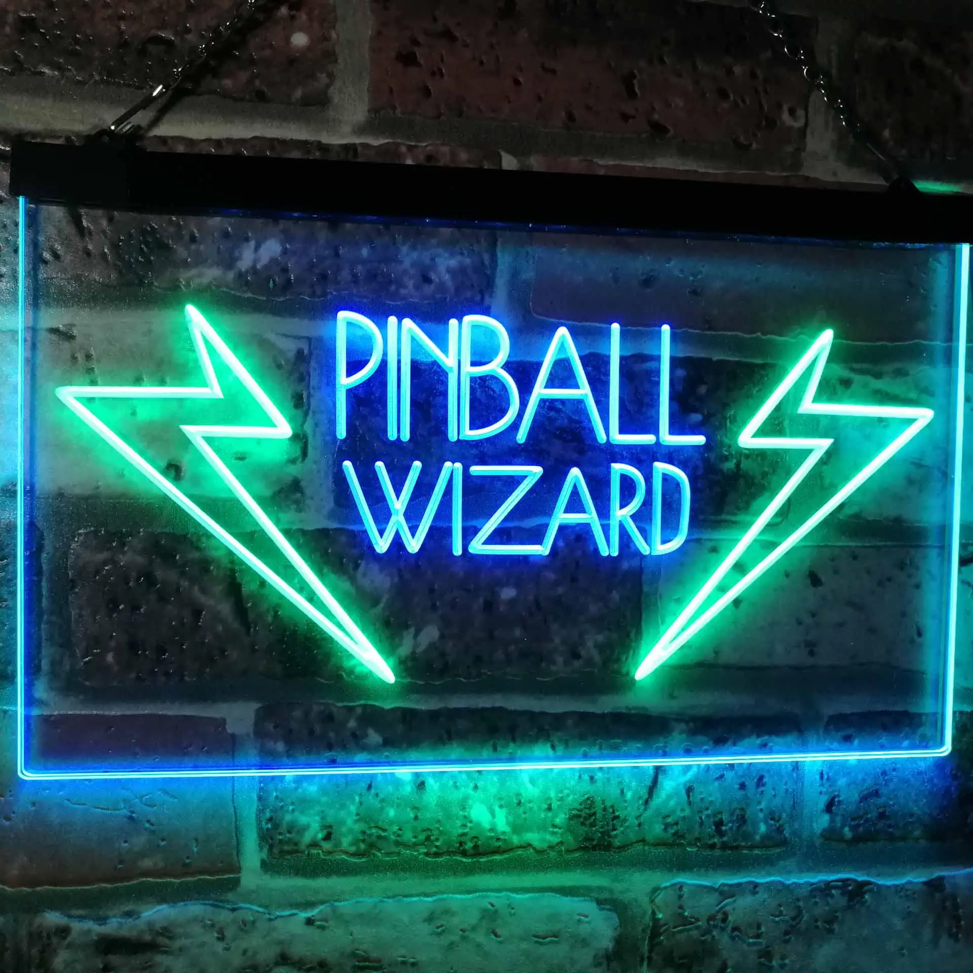 

Pinball Wizard Game Dual Color Led Neon Sign st6-i2797
