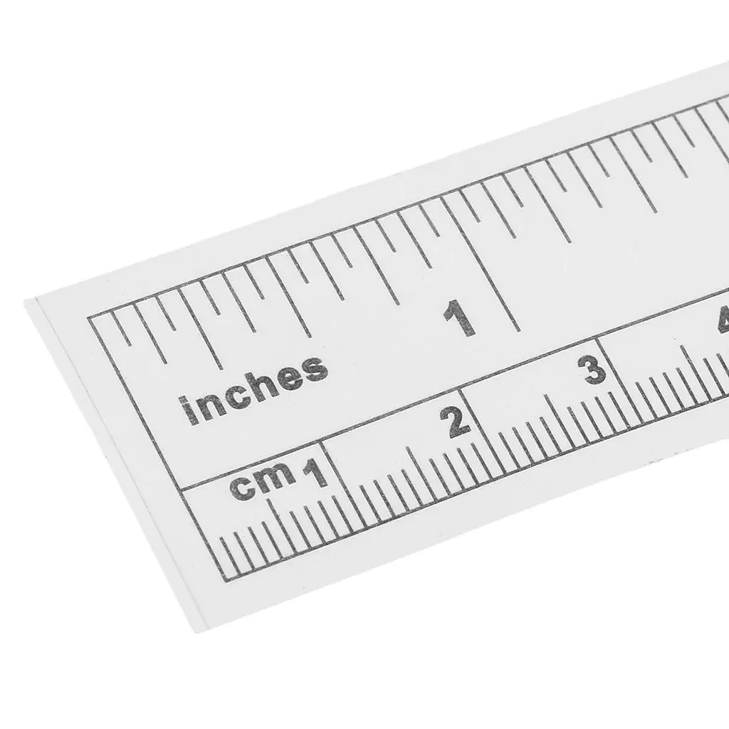 Metallic Silver Adhesive Ruler 90cm Durable Tape Measure for Sewing Supplies Workroom Table
