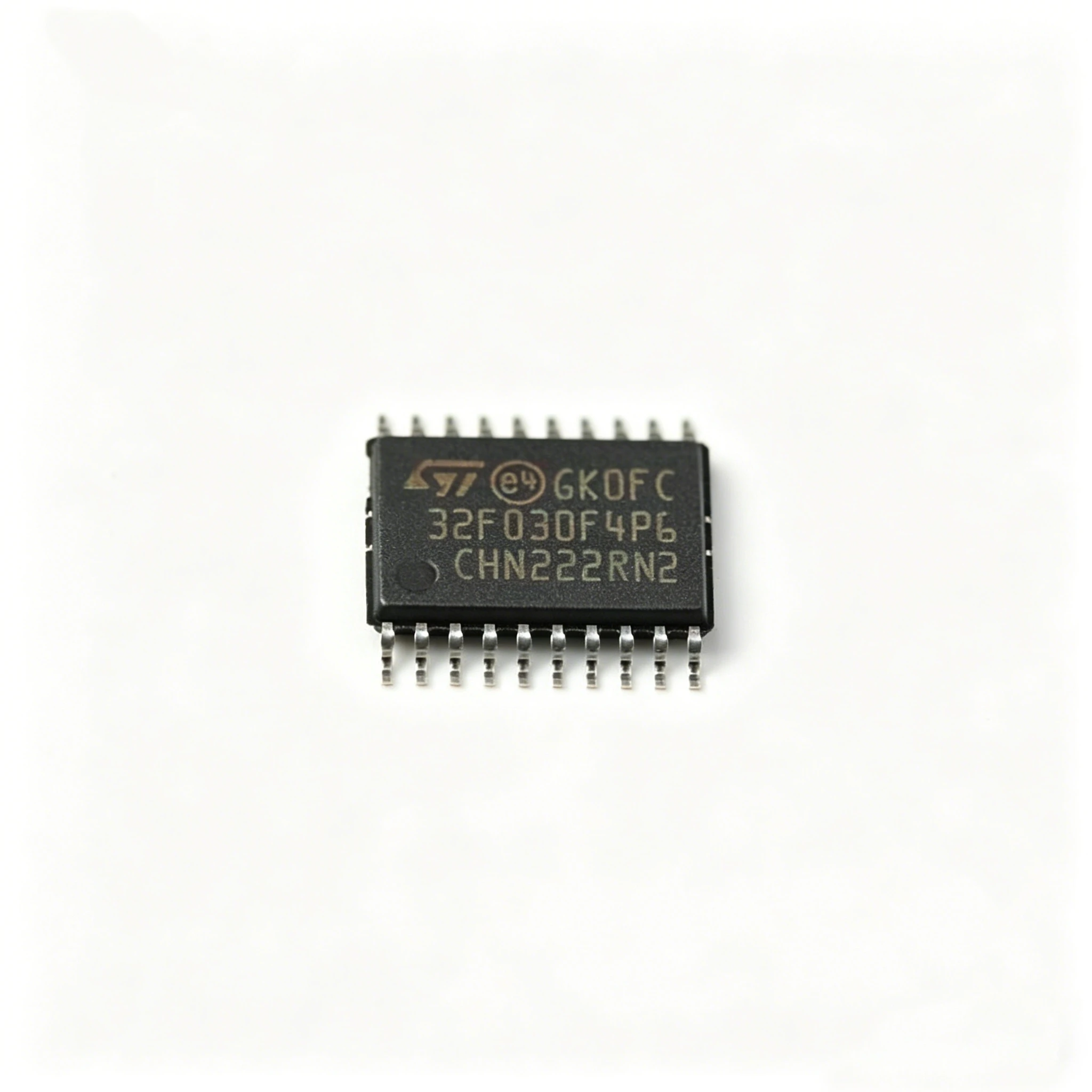 10PCS  STM32F030F4P6TR  TSSOP-20  ARM Cortex-M0  32-bit Microcontroller