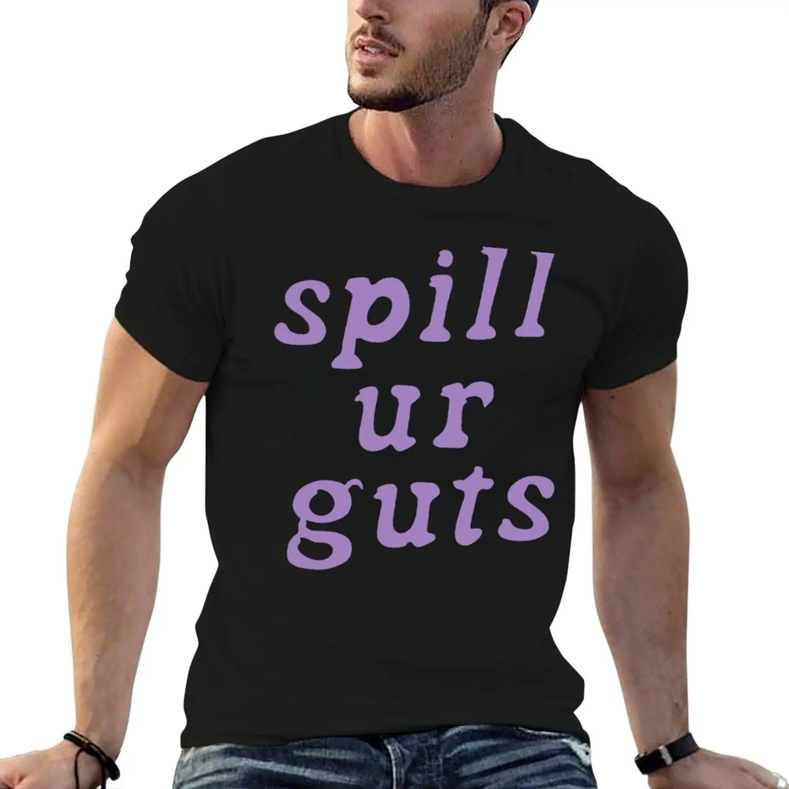 

g u t s T-Shirt man clothes custom shirt graphic tee shirt mens graphic t-shirts pack