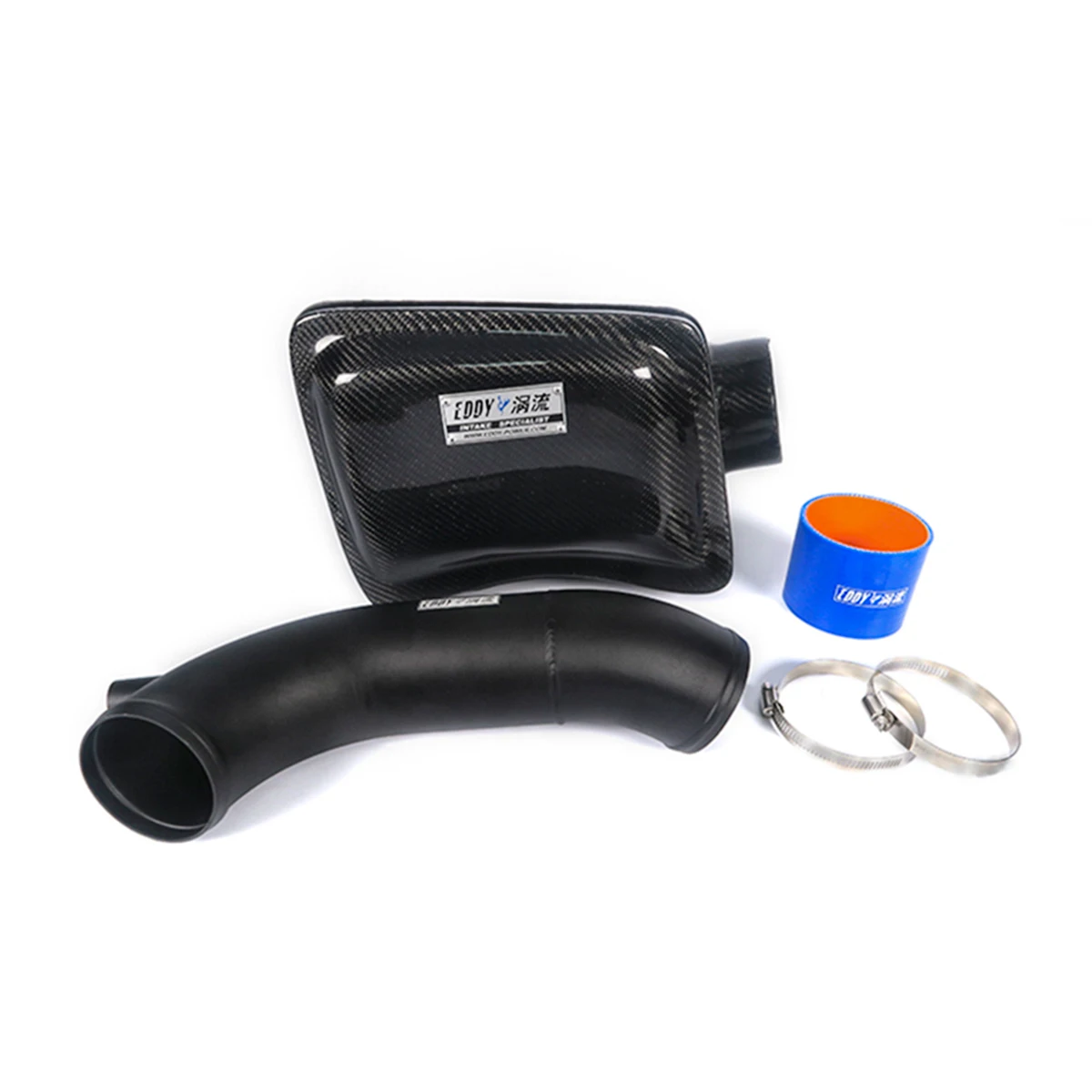 

Eddystar Carbon Fiber Cold Air Intake System High Flow For Kia 2014-2017 K4 1.6T T-GDI Turbo Engine Direct Fit