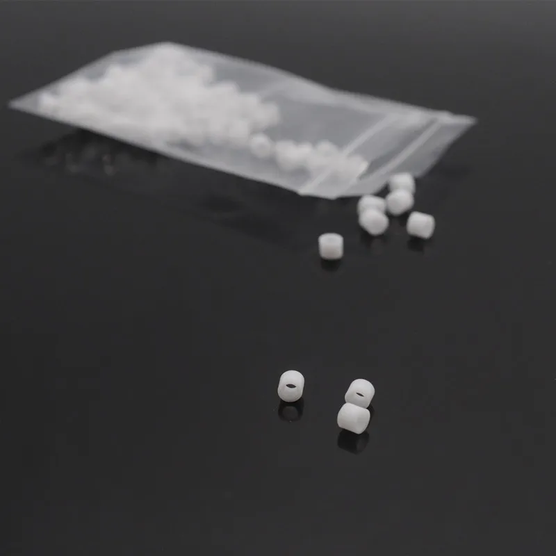 100 قطعة الأسنان الأبيض اللون رمز حلقة سيليكون تحديد دائرة تقويم الأسنان أداة طب الأسنان المواد الأوتوكلاف #1