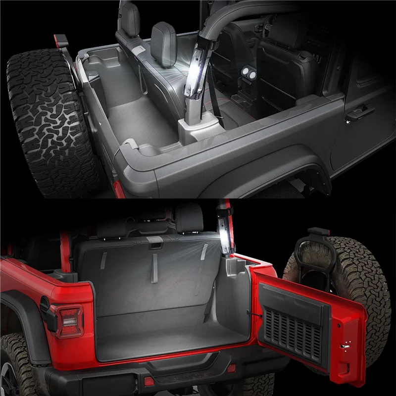 

3X UTV ATV Interior Light, Universal Roll Bar Mount LED Light Roof Top Lamp For Polaris RZR Can-Am Car Transparent Shell