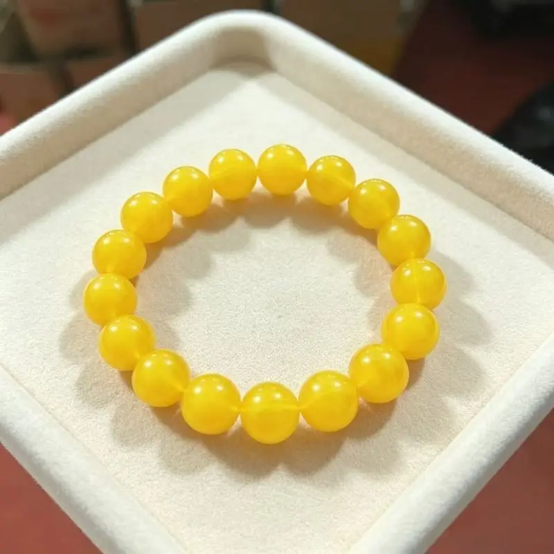 Classic and Simple Second-generation Yellow Honey Bracelet, Suitable for Both Men and Women, Daily Jewelry Handicrafts
