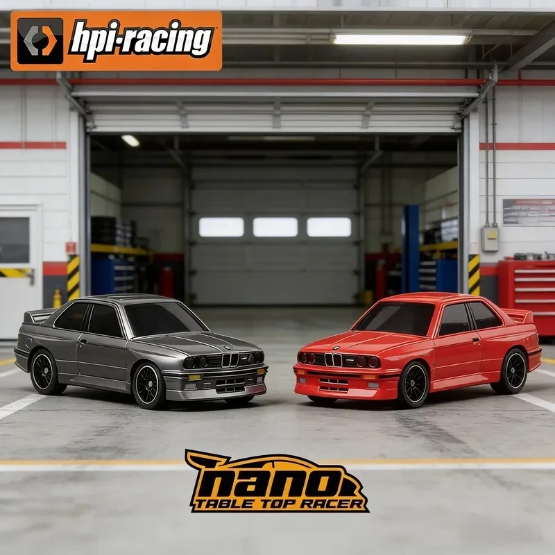 

Hpi Racing Remote Control Car 1 / 64 Scale Nano Table Top Racer M3 2 4g High Speed Drifting Simulation Miniature Full Size Gift
