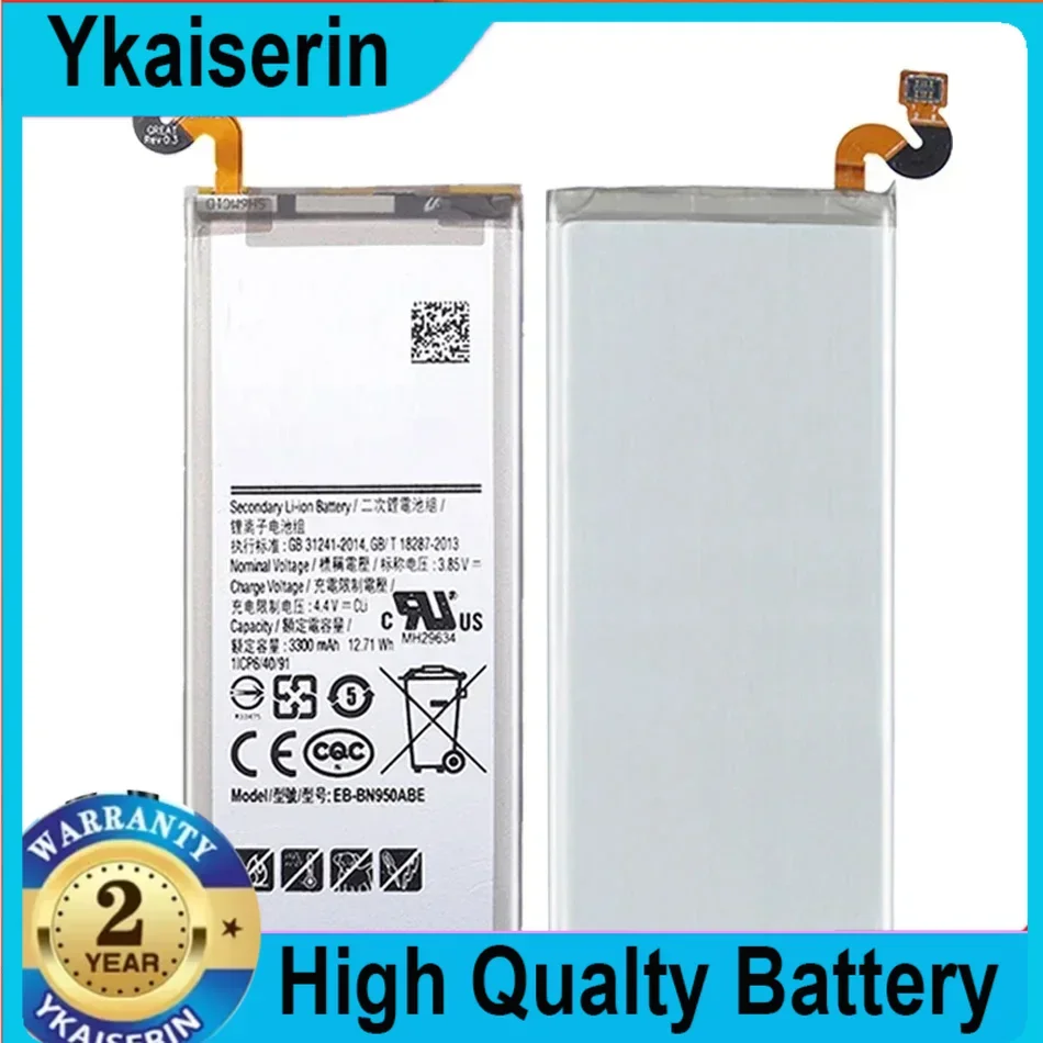 삼성 갤럭시 노트 8 용 배터리 EB-BN950ABE, 노트 8, N950, SM-N950F, N950FD, N950U, U1, N950W, N950N, N9500, 3300mAh
