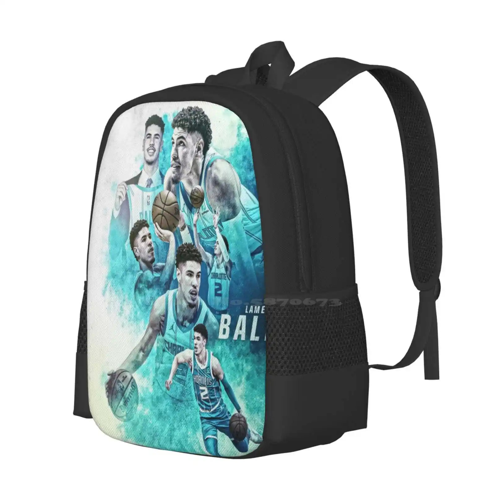 Lamelo Ball Art Hot Sale Schoolbag Backpack Fashion Bags Lamelo Ball Art Lamelo Ball Design Lamelo Ball Wallpaper Lamelo Ball