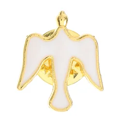 Peace Dove Brooch Animal Pigeon Metal Pin Pendant Breastpin Apparel Enamel Zinc Alloy Dove Badge Lapel Holy Spirit Brooches gift