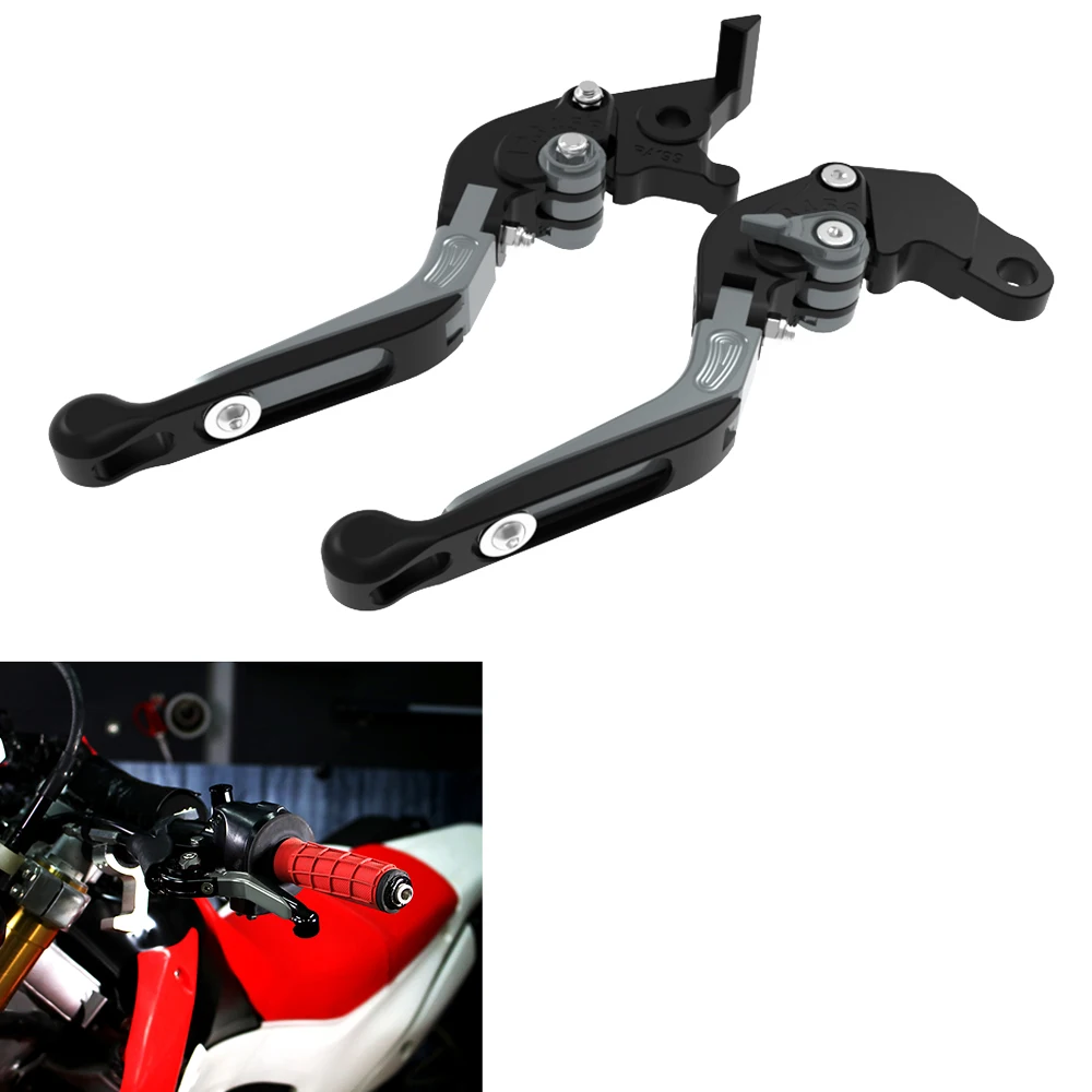 

Fit For Honda XL125V Varadero 2004-2013 2014 2015 2016 Adjustable Folding Extendable Clutch Levers Brakes Motorcycle Accessories