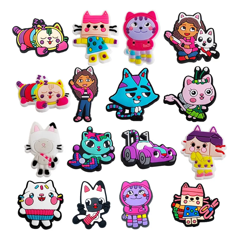 4-48PCS Cute Small House Doll Shoes Charms DIY PVC Shoe Bag  Accessories For Wristband Pendant Decoration Kids Party Gifts