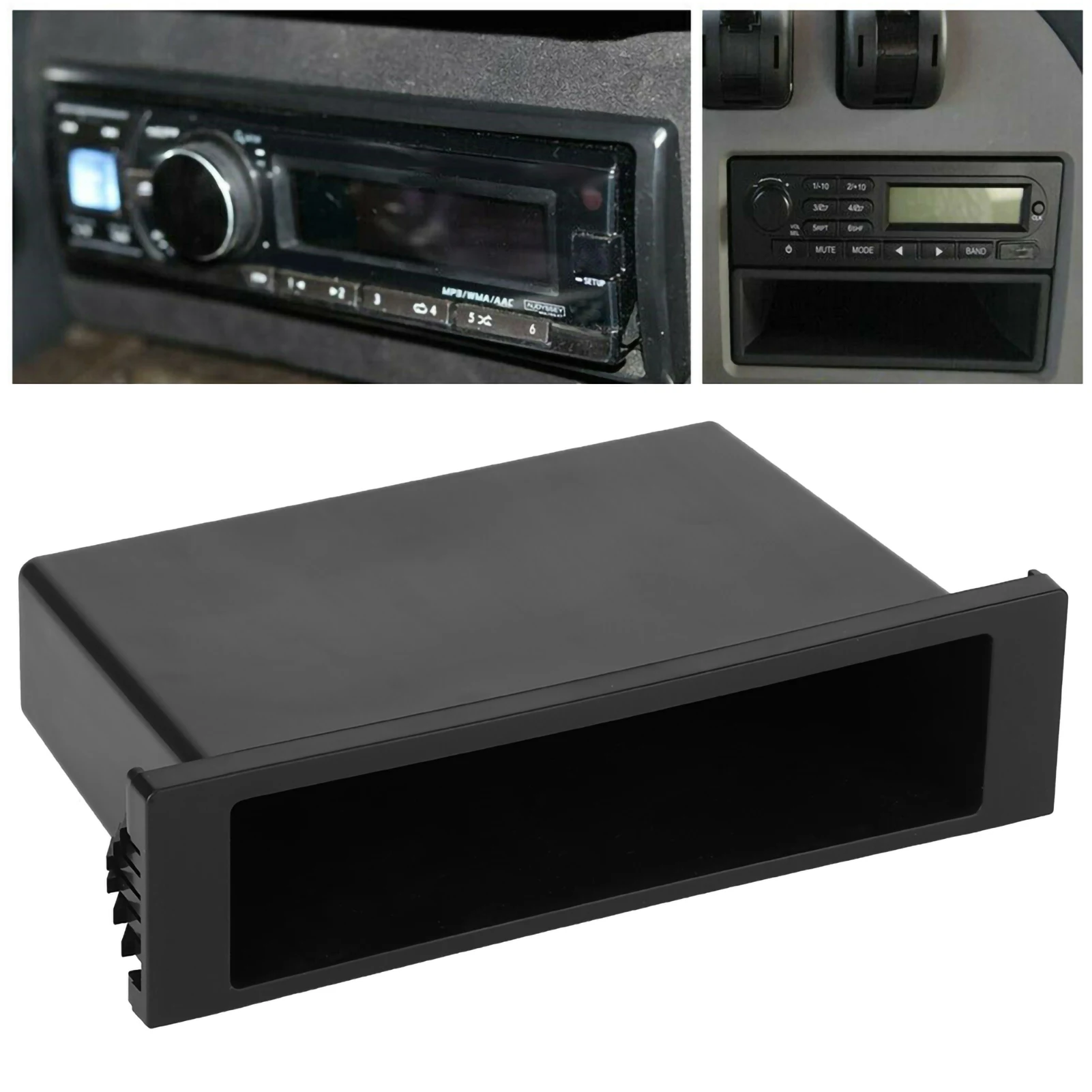 

1Din Car Stereo Radio Storage Box Inner Organizer Fits For Chevrolet Cruze