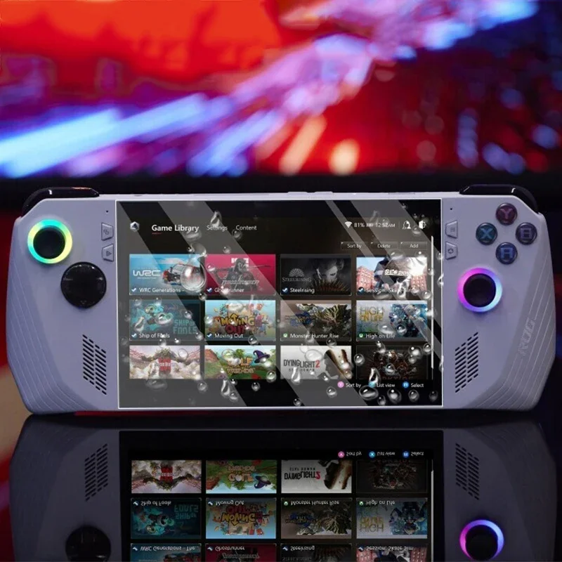 ل Asus ROG Ally X 2024 HD الزجاج المقسى واضح حامي الشاشة ل ASUS Rog AllyX Rotective المضادة للخدش غطاء كامل فيلم