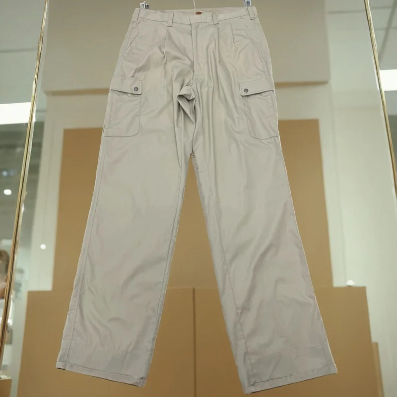 

Летние тонкие быстросохнущие однотонные брюки из 50% хлопка с эластичным поясом, прямые, широкие, для скейтбординга, длинные