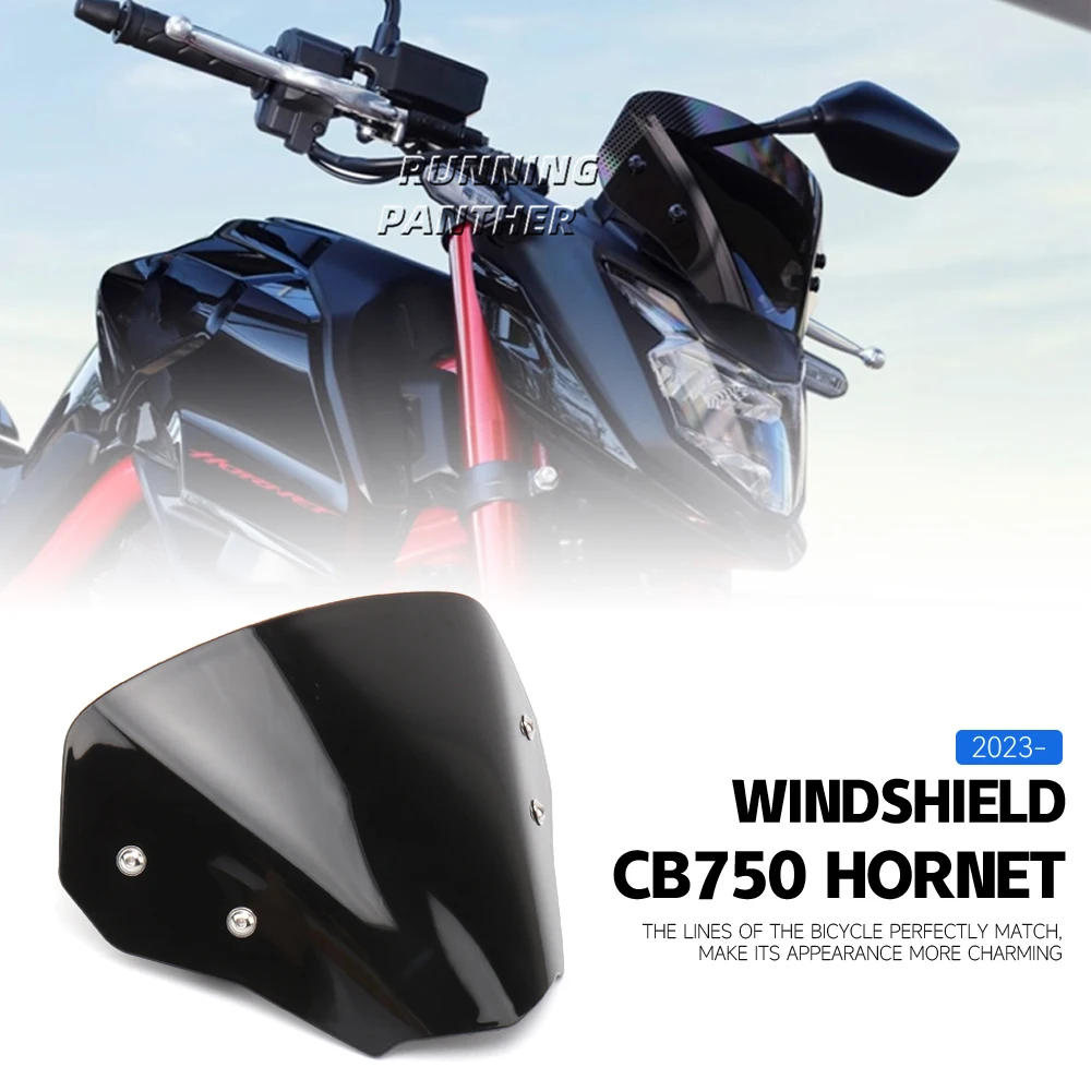 

NEW Motorcycle Front Windscreen Windshield Visor Wind Screen Shield Spoiler Deflector For Honda CB 750 CB750 Hornet 2023