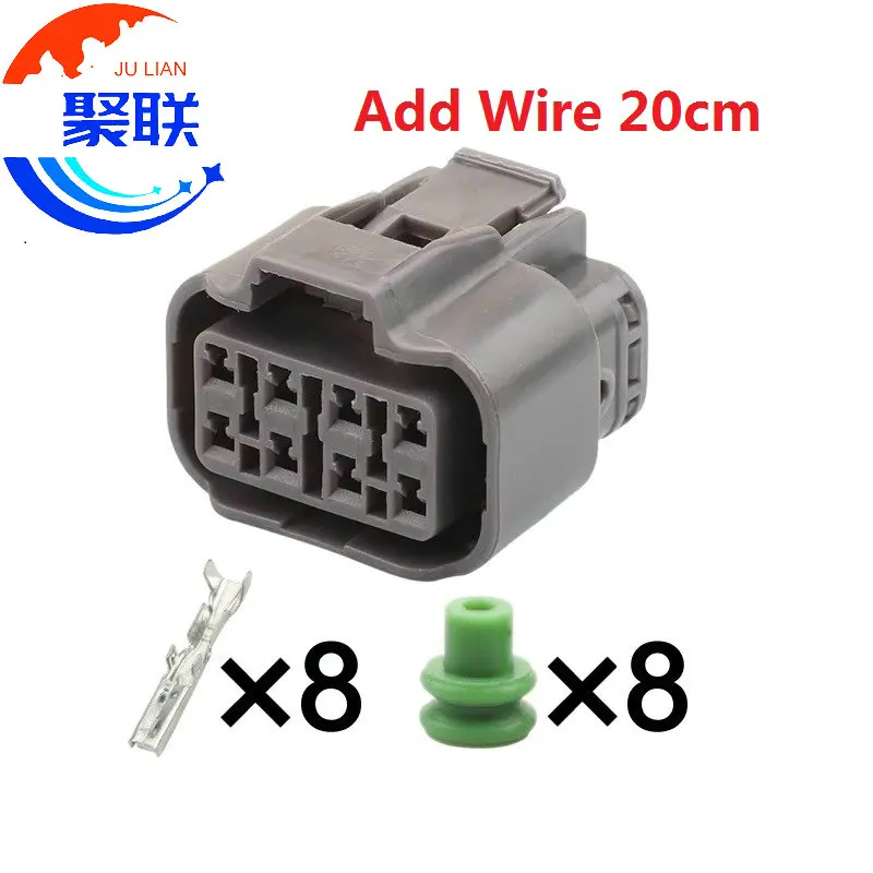 1Set 8Pin 7283-1364-40 Automotive Electric Connector Cable Harness Socket With Pin Or Wire 7283-1364-30