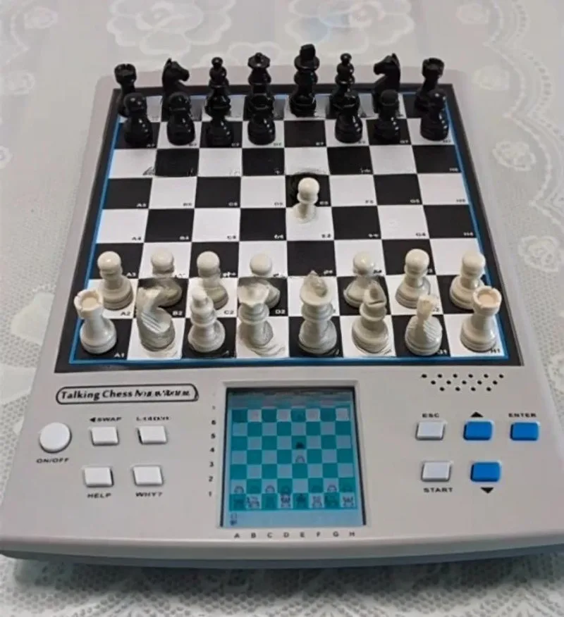 14-In-1 Electronic Board English/German Version  Smart Chess Versus Two-Player Chess Learning Chess