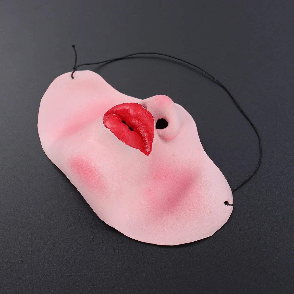 mask Funny Half Face Costume Accessory Comfortable Wear for Halloween Christmas Cosplay Party Funny