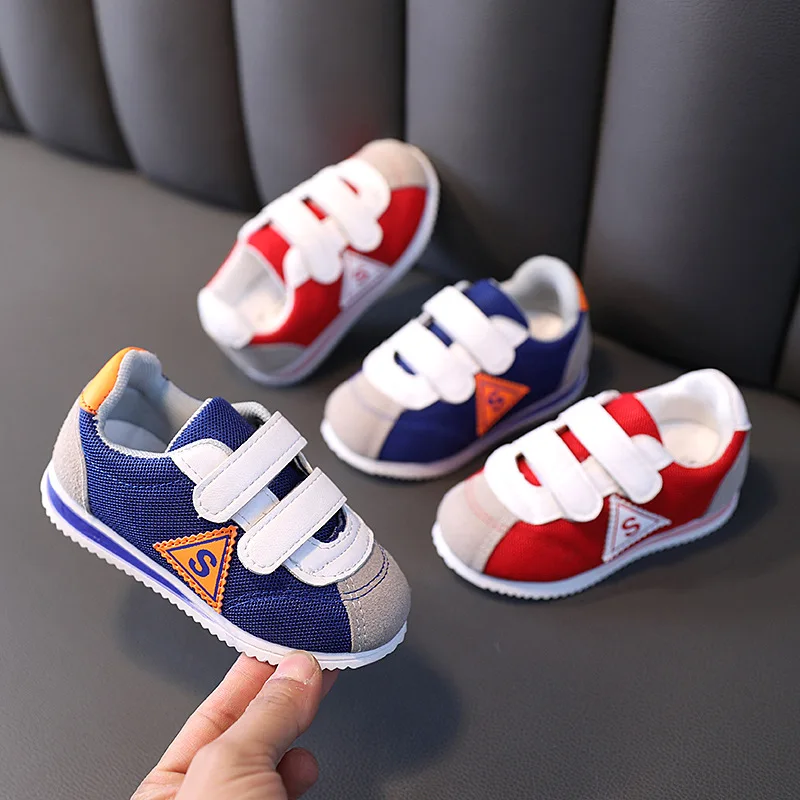 кроссовки детские Kid Casual Shoes 2023 Spring New Boy Fashion Sports Shoes Soft Sole Baby Shoes Breathable Girl Shoe Kid Shoes